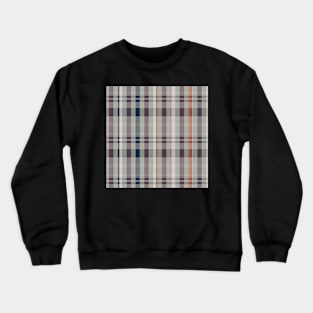 Autumn Aesthetic Catriona 1 Hand Drawn Textured Plaid Pattern Crewneck Sweatshirt